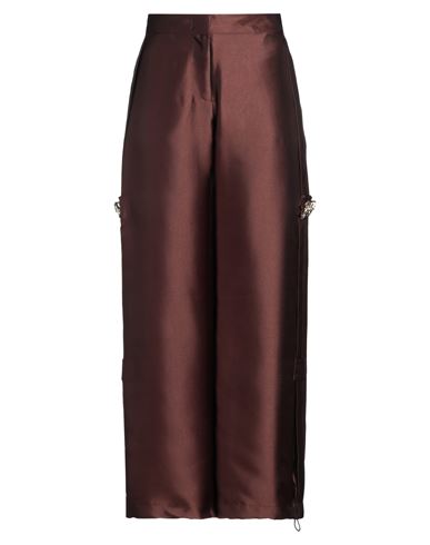 Gaelle Paris Gaëlle Paris Woman Pants Brown Size 4 Polyester
