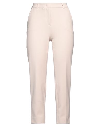 Ago E Filo Woman Pants Cream Size 4 Polyester, Wool, Elastane