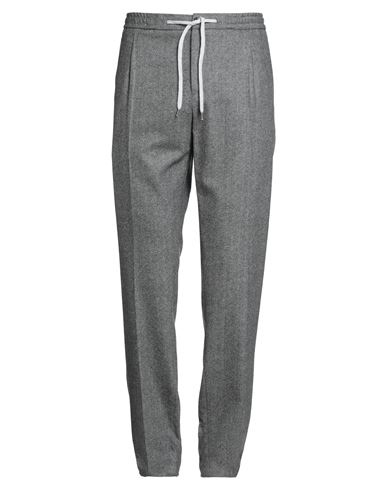 Pt Torino Man Pants Grey Size 38 Virgin Wool, Cashmere, Elastane