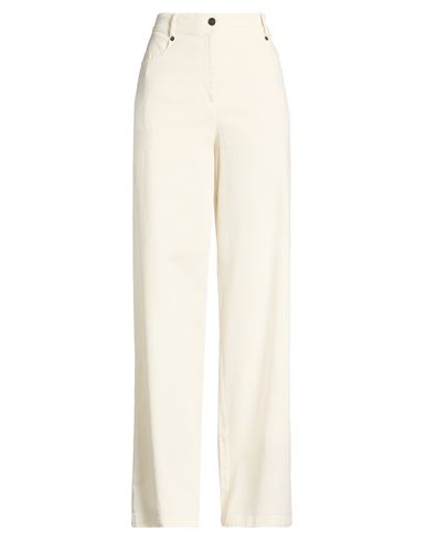 8pm Woman Jeans Off White Size S Cotton, Elastane In White