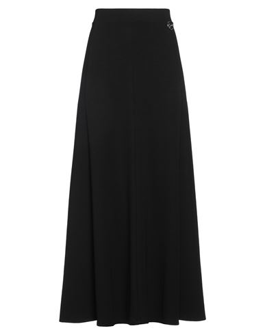 Gaelle Paris Gaëlle Paris Woman Maxi Skirt Black Size 4 Polyester, Viscose, Elastane