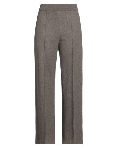 Agnona Woman Pants Khaki Size 14 Cashmere, Wool