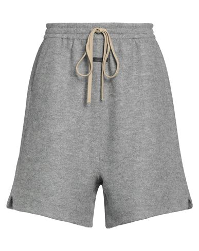 FEAR OF GOD FEAR OF GOD MAN SHORTS & BERMUDA SHORTS GREY SIZE L VIRGIN WOOL 