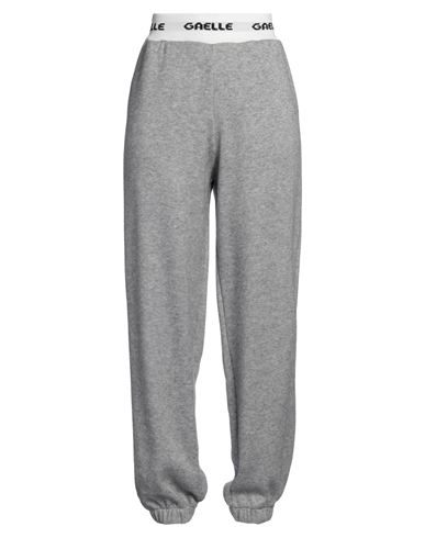 GAELLE PARIS GAËLLE PARIS WOMAN PANTS GREY SIZE 1 VISCOSE, POLYESTER, POLYAMIDE 
