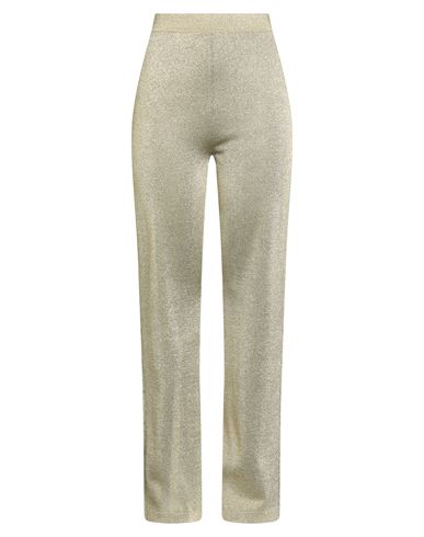 Missoni Woman Pants Gold Size 8 Viscose, Metallic Fiber