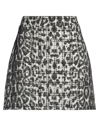 Gaelle Paris Gaëlle Paris Woman Mini Skirt Off White Size 6 Acrylic, Polyester, Viscose, Cotton, Metallic Fiber