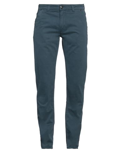 Barmas Man Pants Slate Blue Size 33 Cotton, Elastane