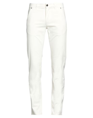 Barmas Man Pants White Size 32 Cotton, Elastane In White