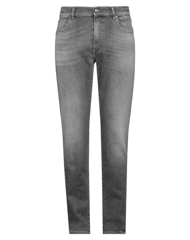 Barmas Man Jeans Grey Size 34 Cotton, Textile Fibers, Elastomultiester, Elastane In Grey