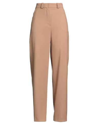 Seventy Venezia Woman Pants Camel Size 6 Polyester, Virgin Wool, Elastane In Neutral