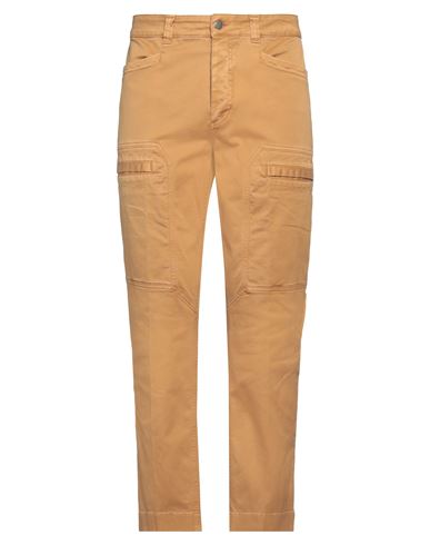 Barmas Man Pants Sand Size 31 Cotton, Elastane In Yellow