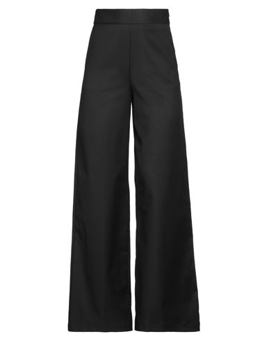 Alessia Santi Woman Pants Black Size 2 Polyester, Viscose, Elastane In Black