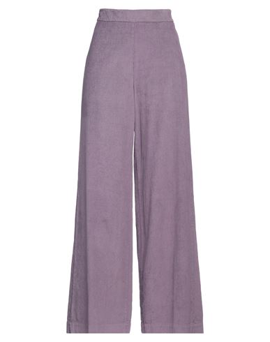 ALESSIA SANTI ALESSIA SANTI WOMAN PANTS LILAC SIZE 6 COTTON, VISCOSE 