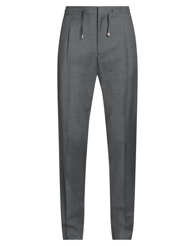 Lardini Man Pants Lead Size 38 Wool In Grey