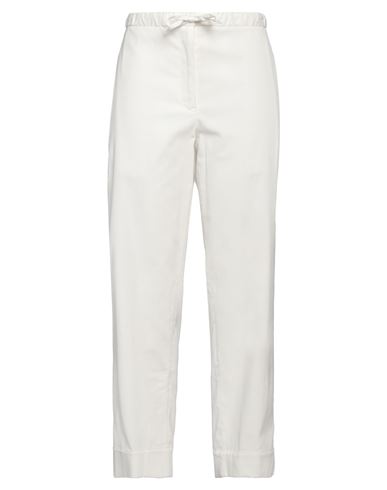 Jil Sander+ Woman Pants White Size 10 Cotton
