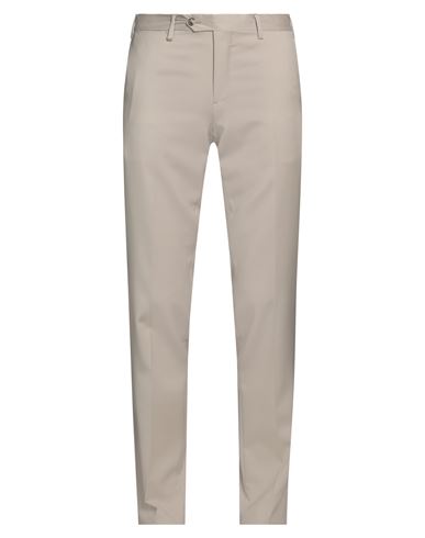 Lardini Man Pants Taupe Size 38 Wool In Grey