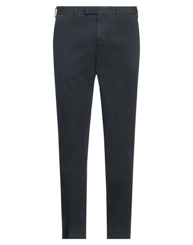 Pt Torino Man Pants Navy Size 42 Cotton, Cashmere, Elastane In Navy