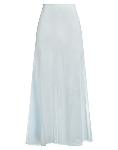 Simone Rocha Woman Maxi Skirt Sky Blue Size 4 Polyamide In Blue