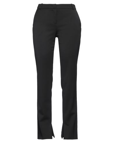 Kiltie Woman Pants Black Size 4 Polyester, Virgin Wool, Elastane
