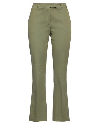 Ql2  Quelledue Ql2 Quelledue Woman Pants Military Green Size 4 Cotton, Elastane