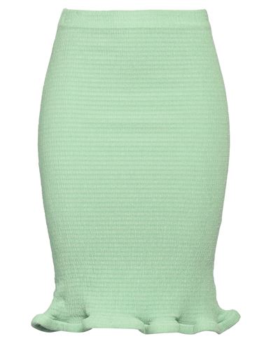 Jil Sander Woman Midi Skirt Light Green Size 2 Cotton, Viscose, Elastane In Green