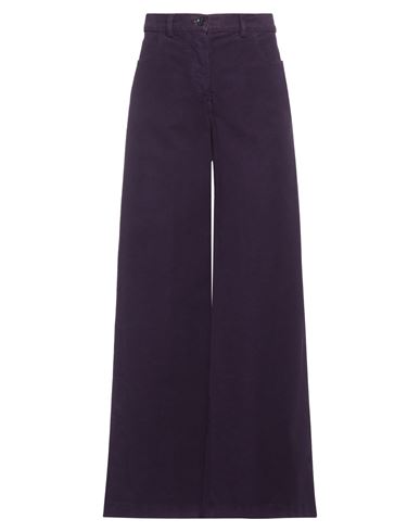 Aspesi Woman Pants Purple Size 2 Cotton, Elastane In Neutral