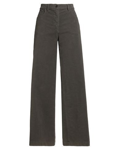 Aspesi Woman Pants Military Green Size 4 Cotton, Elastane In Gold
