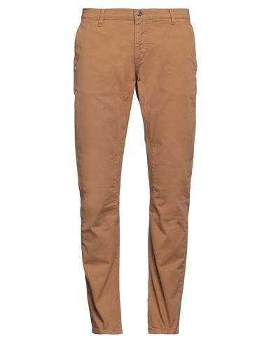 Grey Daniele Alessandrini Man Pants Camel Size 33 Cotton, Elastane