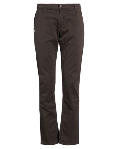 Grey Daniele Alessandrini Man Pants Dark Brown Size 31 Cotton, Elastane In Brown
