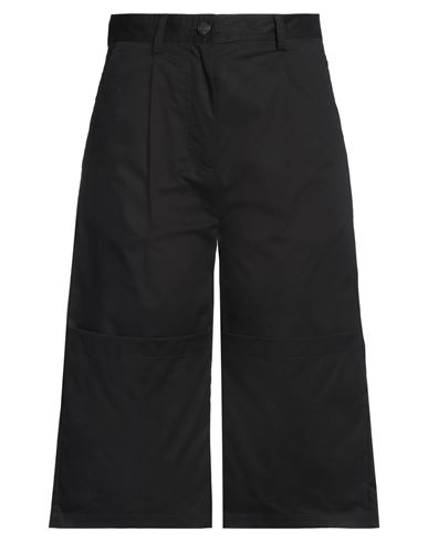 Msgm Woman Pants Black Size 4 Cotton In Black