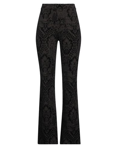1-one Woman Pants Charcoal Size 8 Viscose, Nylon, Elastane