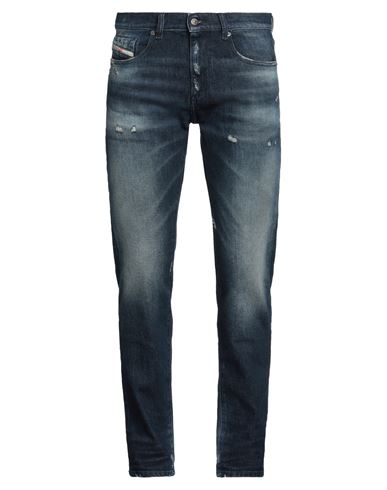 Diesel Man Jeans Blue Size 34w-32l Cotton, Elastane