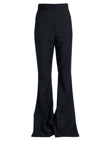 Hebe Studio Woman Pants Black Size 8 Wool, Polyester, Elastane