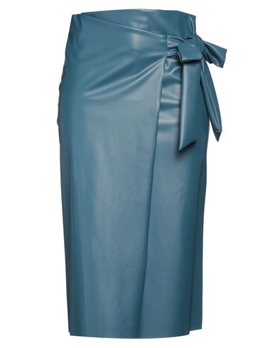 Toy G. Woman Midi Skirt Deep Teal Size Xl Polyurethane