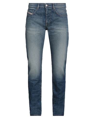 Diesel Man Jeans Blue Size 34w-32l Cotton, Elastane