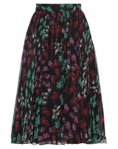 Rochas Woman Midi Skirt Black Size 6 Silk