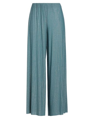 Toy G. Woman Pants Deep Teal Size L Viscose, Polyester, Elastane