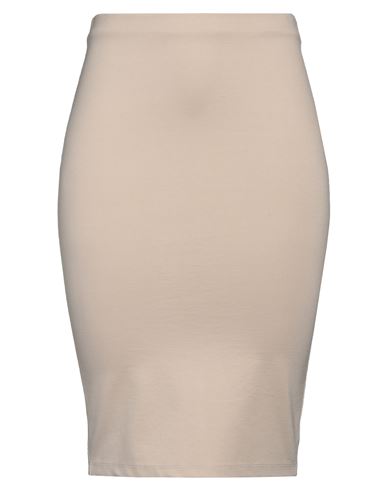 Toy G. Woman Midi Skirt Beige Size 10 Viscose, Nylon, Elastane