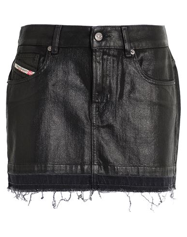Shop Diesel Woman Denim Skirt Black Size 32 Cotton, Lyocell