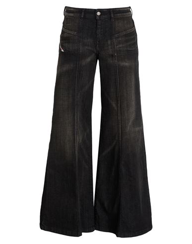 Diesel Woman Jeans Black Size 30w-32l Cotton, Elastane