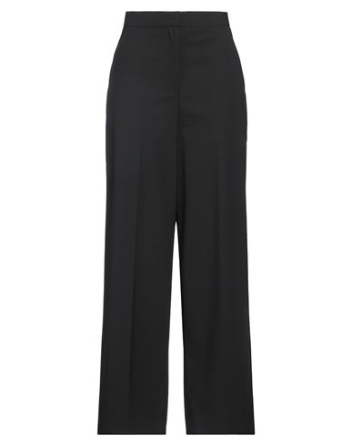 Juunj Juun. J Woman Pants Black Size 6 Polyester, Wool, Polyurethane