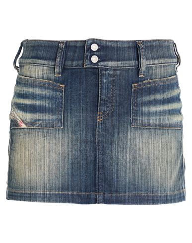 Diesel Woman Denim Skirt Blue Size 29 Cotton, Elastane