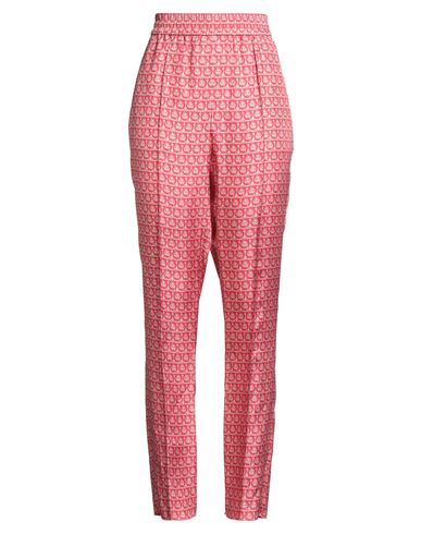 Ferragamo Woman Pants Coral Size 8 Silk
