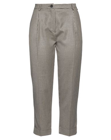 Rebel Queen By Liu •jo Woman Pants Cream Size Xl Polyester, Viscose, Elastane, Metallic Polyester