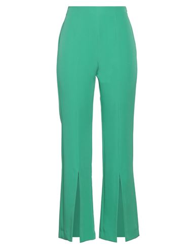 Emme By Marella Woman Pants Green Size 2 Polyester, Elastane