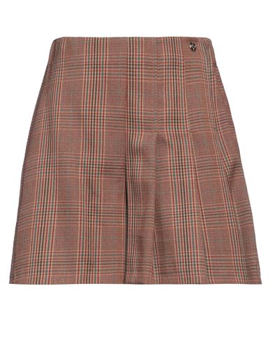 Rebel Queen By Liu •jo Woman Shorts & Bermuda Shorts Rust Size 10 Polyester, Viscose, Elastane