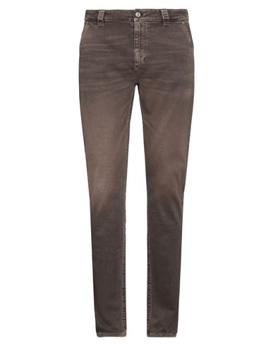 Barmas Man Jeans Dark Brown Size 33 Cotton, Elastane