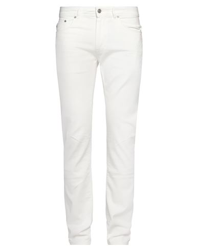Shop Barmas Man Pants White Size 34 Cotton, Elastane