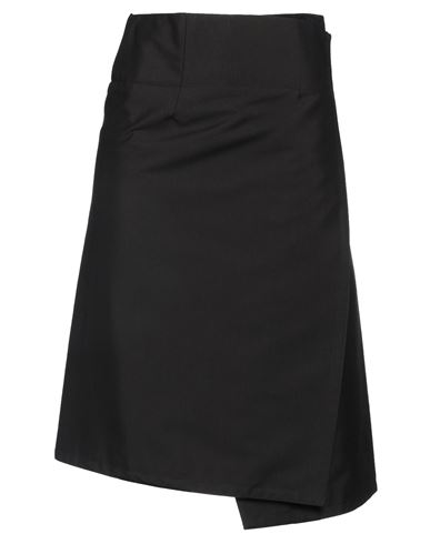 Falda midi Mujer Negro 38 Mujer