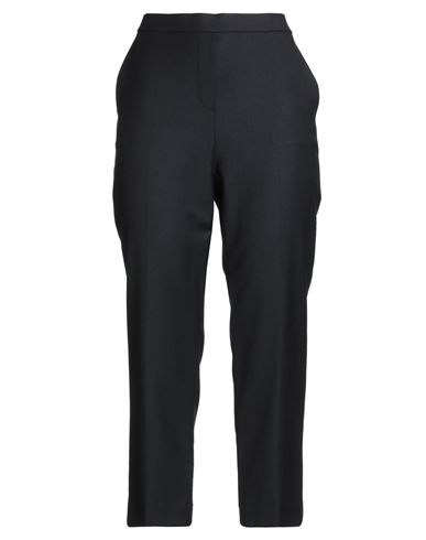 Theory Woman Pants Navy Size 6 Virgin Wool In Black